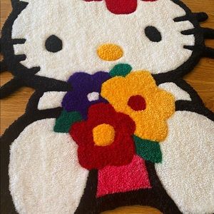 Hello kitty decorative rug.